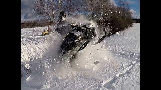 Покатушки на снегоходах! Yamaha Nytro, Venture LYNX BoonDocker  Lynx Adventure Ski DooTundra РГ #4
