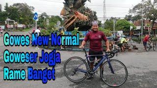 Gowes New Normal Alakadarnya, Goweser Jogja Ruameeee Puwoollll