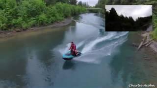 Sea Doo Spark Trixx & Skydio 2 GoPro 4K Alaganik River Part 2