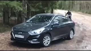 Покатушки на мотоцикле. Бернаут