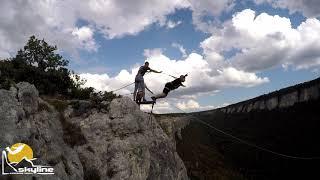 Максим Змеиное Ущелье RopeJumping with SkyLine X-Team in Crimea