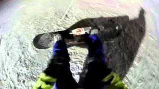 Вечерние покатушки и кульбит на горном воздухе 07.03.2016