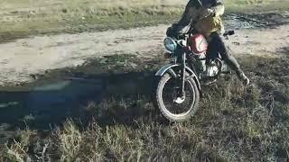 смешные покатушки на мотоцикле Иж планета