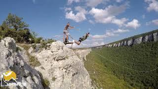 Рустам Змеиное Ущелье RopeJumping with SkyLine X-Team in Crimea