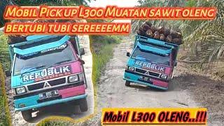OLENG BERTUBI-TUBI MOBIL PICK UP L300 MUATAN SAWIT..!!!!