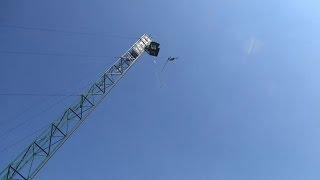 Тайланд Пхукет  тарзанка на Кату, высота 50 метров экстрим.  Bungy Jumping Phuket Kathu height 50m