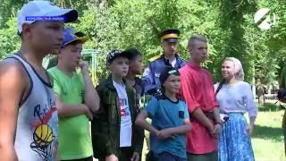 По лагерю верхом на лошади. В Астрахани открылась детская казачья смена