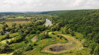 MTB покатушка на 140км. вдоль Северского Донца. Змиевские кручи, пионерский лагерь Романтик и другое