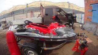 Взяли Убитый Гидрацикл Bombardier Подвастоновление.Bombardier Jet Ski