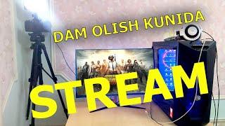 PUBG MOBILE O'ZIMIZNI STREAM