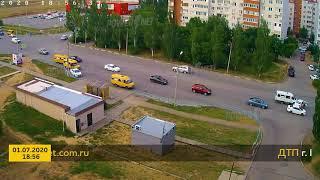 ДТП (авария г. Волжский) ул. Карбышева - ул. Оломоуцкая 01-07-2020 18-56