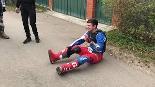 Школьник ушатал питбайк... и попал на бабки $$$!