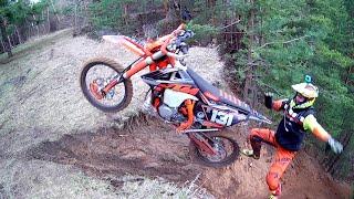 Вот зачем тебе нужна страховка для эндуро! (That's why you need Enduro insurance!)
