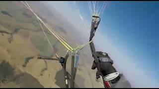 Paragliding Crash.Reserve parachute