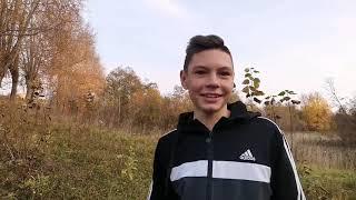 Покатушки до пруда. Чуть не упал в воду.