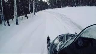 На снегоходе зимой в СИБИРИ