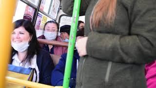 Пособник Геноцида автобус №55 в Новосибирске!