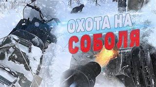 В отряде новый буран "Лидер". Охота на соболя. Следы стаи волков.