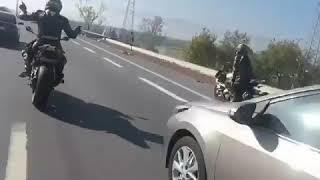 Покатушки на мотоциклах Полина Женя Денис.