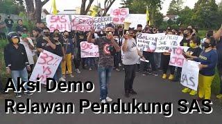 Video Massa Pendukung SAS Protes dan Menolak SK DPP Partai Golkar