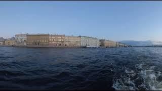 Прогулка на теплоходе по рекам и каналам г. Санкт - Петербург часть 1