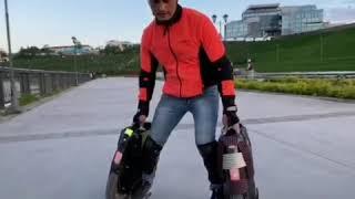 Трюкач на МОНОКОЛЕСО