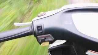 Покатушки на мопедах Honda Dio 34,35 + упал на мопеде
