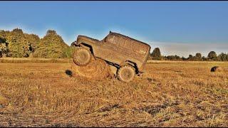 УАЗ Хантер на 36 колесах против подготовленных Нив. Как поедет Suzuki Escudo V6 на АКПП в грязи?