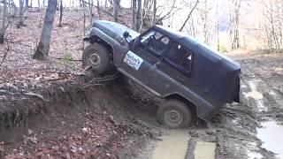 Покатушки в лесу на уаз 469 и Pajero offroad в Сочи