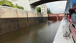 . Троице-Лыково-Шлюз 9-Мост Багратион. Поездка на теплоходе Маэстро. 16 августа 2020 г.
