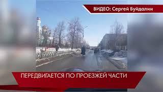 Батюшка на моноколесе/Свердловская область