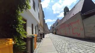 Покатушки на велосипеде. Еду на озеро Kuhsee. Augsburg