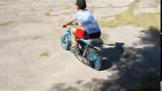 Самодельный мотоцикл из китайского мотора 7.5 лс