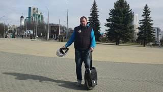 Авария на моноколесе в Минске, кто прав? Видеорегистратор на моноколесе