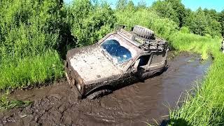 Offroad!ЖЕСТЬ!УАЗы на военных мостах против НИВасиков!Водоплавающая НИВА.УАЗ Патриот.