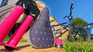 NEW BMX PARTS INSTALL! - Cotton Candy Bike?