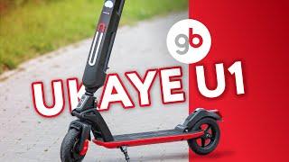 UKAYE U1 -  футуристичный и технологичный электросамокат со съемной батареей для городских поездок
