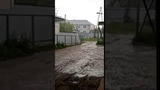 Град в Лаишево днем 6 июня 2020 года