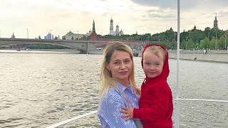 Парк Горького Москва прогулка на теплоходе  28 июня