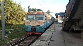 "недозапуск" городской электрички Эпл9т-003 с вечерним почасовым маршрутом ст.Борщаговка