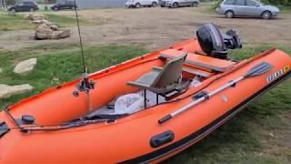 Обкатка мотора Меркури 9.9. и первый спуск на воду Солар 380 максима.