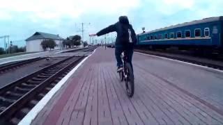 (взаимная подписка)  №1 SJCAM4000 Городские покатушки на велосипедах (Ковель)