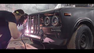 Усиленный бампер на Жигу своими руками| Проект "Дикарь" (ВАЗ 2106 Mad Max Edition) часть 6