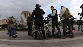 Электросамокат и моноколесо. Покатушки в Питере.