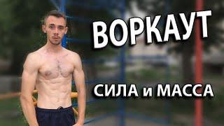 СТРИТЛИФТИНГ / ВОРКАУТ / МЫШЕЧНАЯ МАССА | МОЯ ТРЕНИРОВКА