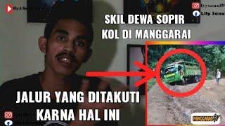 skil sopir tingkat dewa lintas Jalur extrim di manggarai NTT