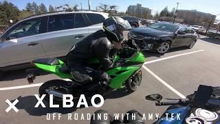 Cute Girl Off-Roads A Sport Bike! | MotoVlog | Photoshoot |