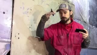Зашиваем окна Икаруса, сварка оцинковки, режем пенопласт - строим автодом из автобуса.DzyuBus - Март