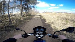 КУПИЛ НОВЫЙ МОТОЦИКЛ || BAJAJ 125 BOXER || ПЕРВАЯ ПОКАТУШКА ПО ВНЕДОРОЖЬЮ