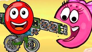 Танк! ОГО им управляет красный шарик! Розовый шар девочка ! Игра Red ball craft! Космо квадрат!